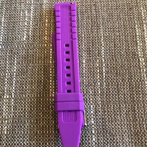 Fossil 18mm Purple Silicone Watch Strap
